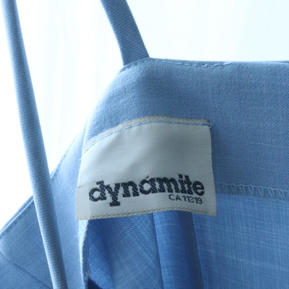 COPY - BABY BLUE VINTAGE DYNAMITE DRESS - Picture 3 of 4